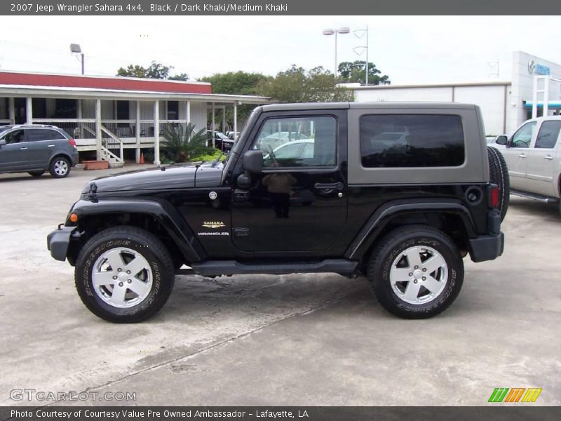 Black / Dark Khaki/Medium Khaki 2007 Jeep Wrangler Sahara 4x4