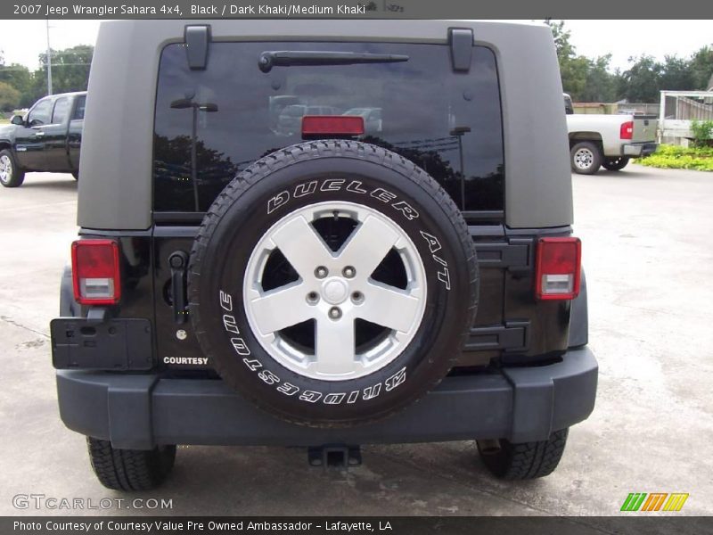 Black / Dark Khaki/Medium Khaki 2007 Jeep Wrangler Sahara 4x4