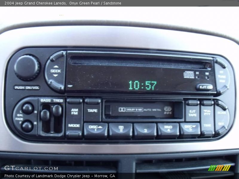 Onyx Green Pearl / Sandstone 2004 Jeep Grand Cherokee Laredo