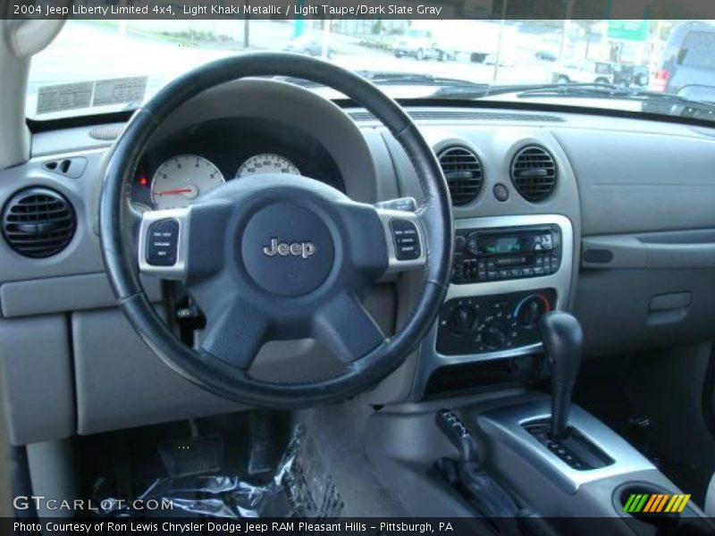 Light Khaki Metallic / Light Taupe/Dark Slate Gray 2004 Jeep Liberty Limited 4x4