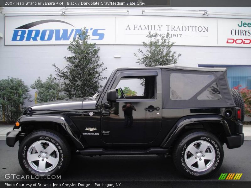 Black / Dark Slate Gray/Medium Slate Gray 2007 Jeep Wrangler Sahara 4x4