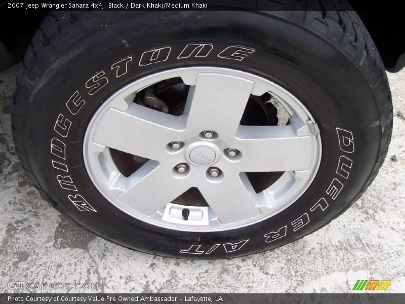 Black / Dark Khaki/Medium Khaki 2007 Jeep Wrangler Sahara 4x4