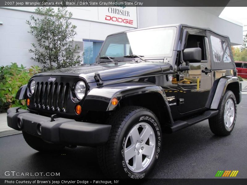Black / Dark Slate Gray/Medium Slate Gray 2007 Jeep Wrangler Sahara 4x4