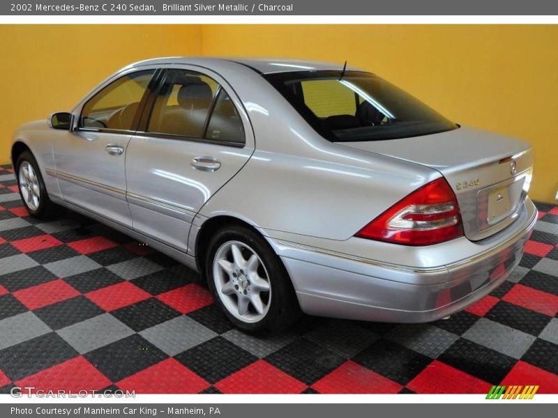 Brilliant Silver Metallic / Charcoal 2002 Mercedes-Benz C 240 Sedan