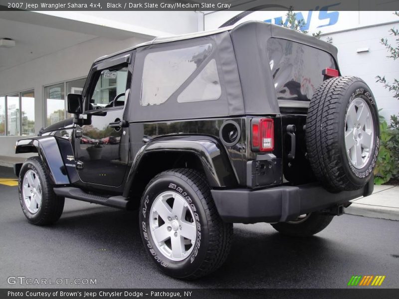 Black / Dark Slate Gray/Medium Slate Gray 2007 Jeep Wrangler Sahara 4x4