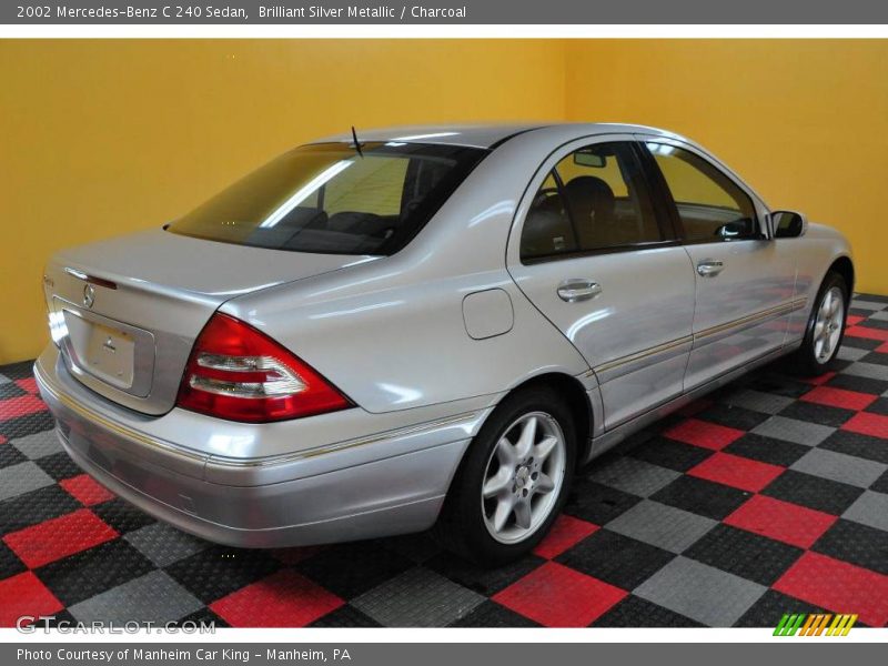 Brilliant Silver Metallic / Charcoal 2002 Mercedes-Benz C 240 Sedan