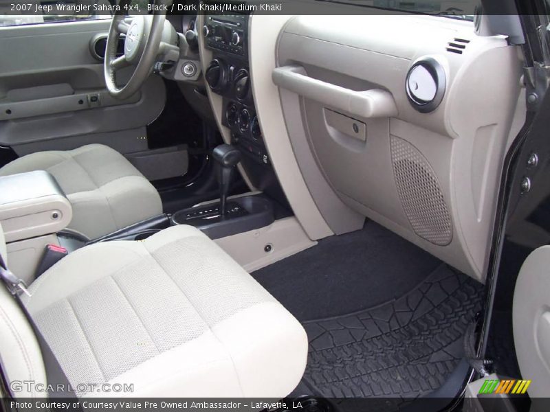 Black / Dark Khaki/Medium Khaki 2007 Jeep Wrangler Sahara 4x4