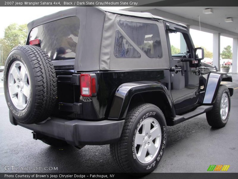 Black / Dark Slate Gray/Medium Slate Gray 2007 Jeep Wrangler Sahara 4x4
