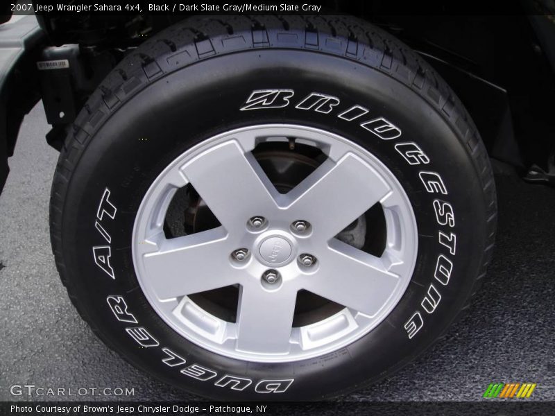 Black / Dark Slate Gray/Medium Slate Gray 2007 Jeep Wrangler Sahara 4x4