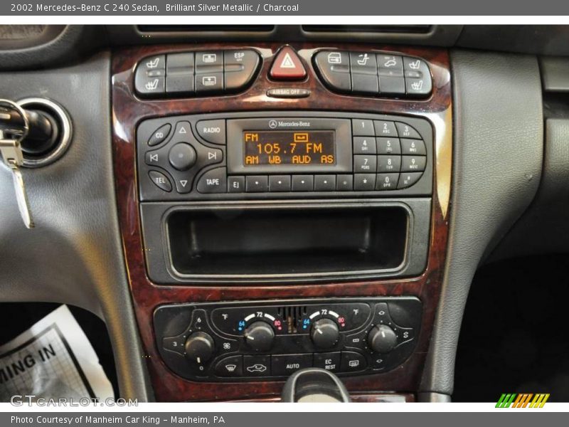 Brilliant Silver Metallic / Charcoal 2002 Mercedes-Benz C 240 Sedan