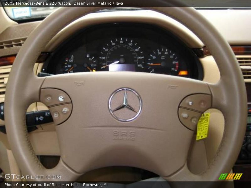 Desert Silver Metallic / Java 2003 Mercedes-Benz E 320 Wagon