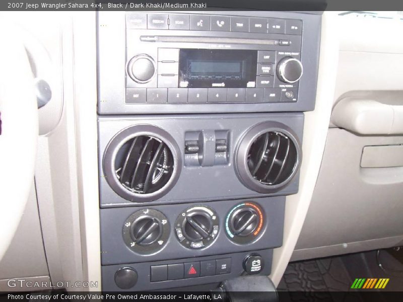 Black / Dark Khaki/Medium Khaki 2007 Jeep Wrangler Sahara 4x4