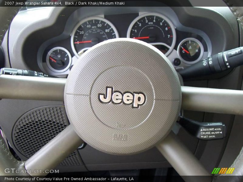 Black / Dark Khaki/Medium Khaki 2007 Jeep Wrangler Sahara 4x4