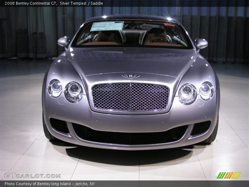 Silver Tempest / Saddle 2008 Bentley Continental GT