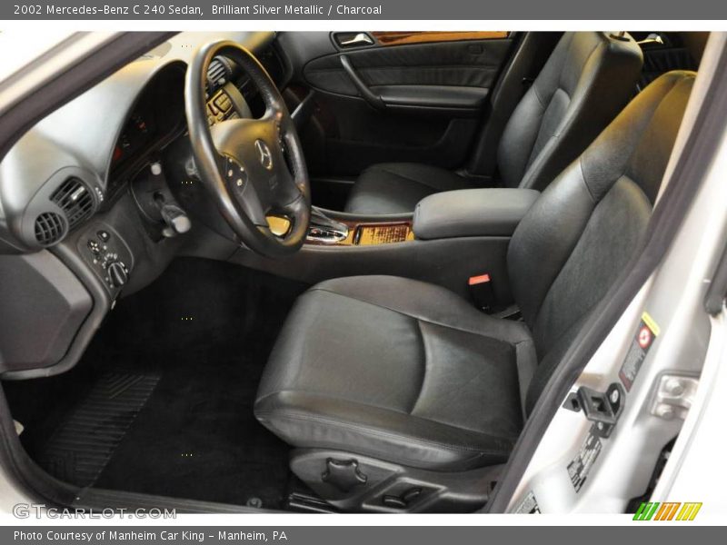 Brilliant Silver Metallic / Charcoal 2002 Mercedes-Benz C 240 Sedan