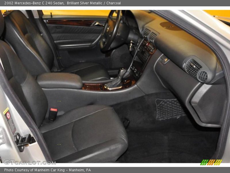 Brilliant Silver Metallic / Charcoal 2002 Mercedes-Benz C 240 Sedan