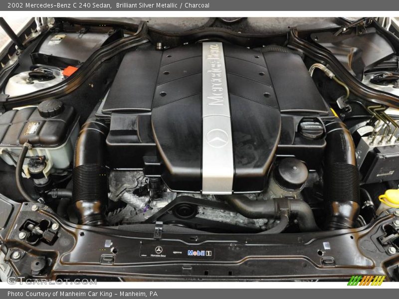 Brilliant Silver Metallic / Charcoal 2002 Mercedes-Benz C 240 Sedan