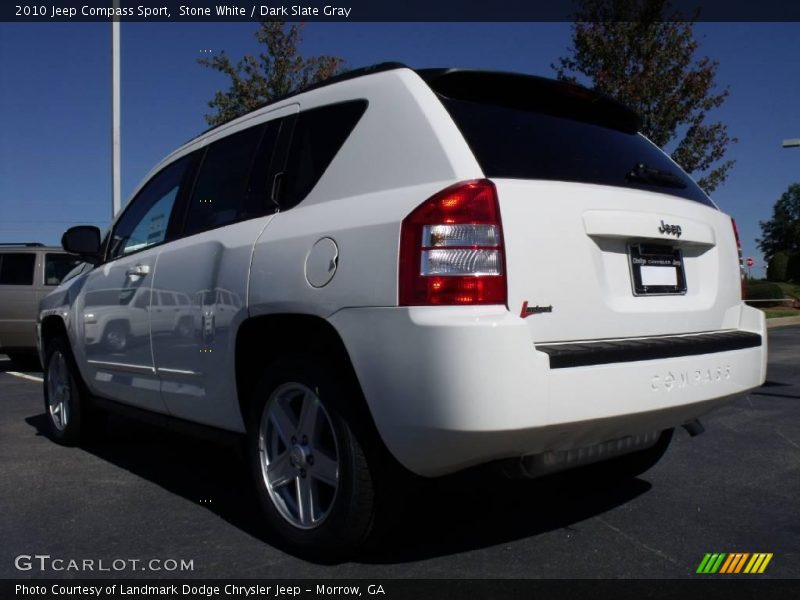 Stone White / Dark Slate Gray 2010 Jeep Compass Sport
