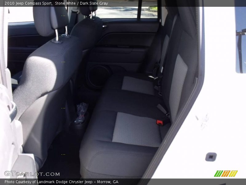 Stone White / Dark Slate Gray 2010 Jeep Compass Sport