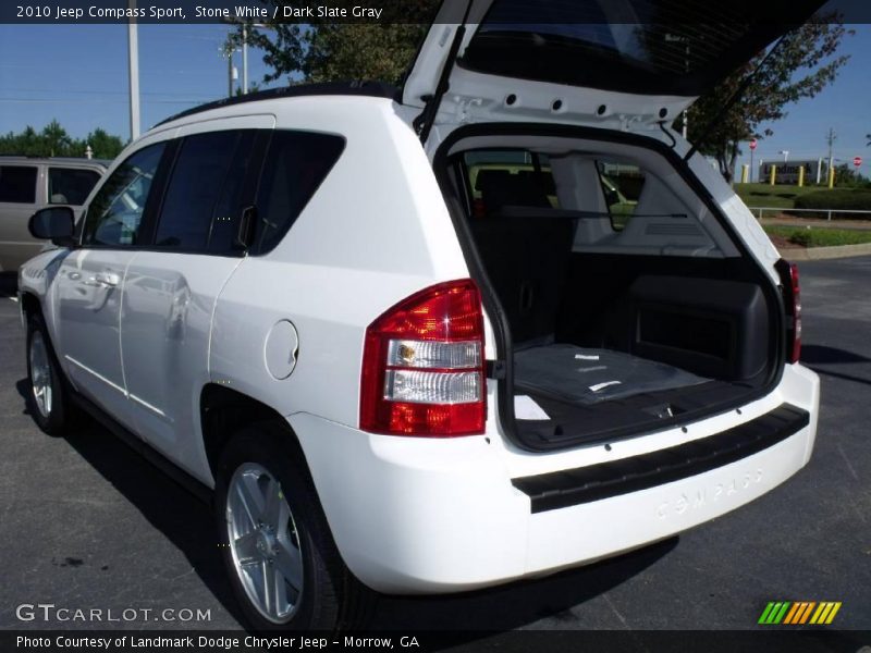 Stone White / Dark Slate Gray 2010 Jeep Compass Sport