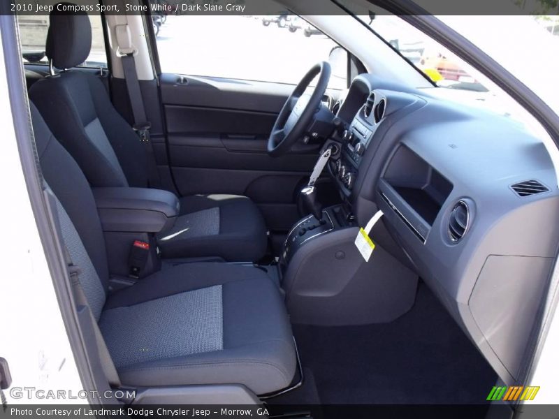 Stone White / Dark Slate Gray 2010 Jeep Compass Sport