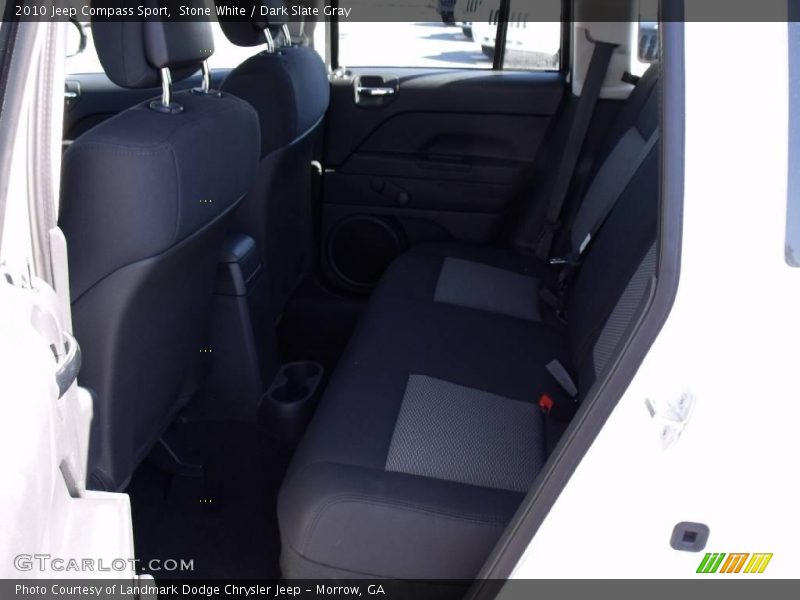 Stone White / Dark Slate Gray 2010 Jeep Compass Sport