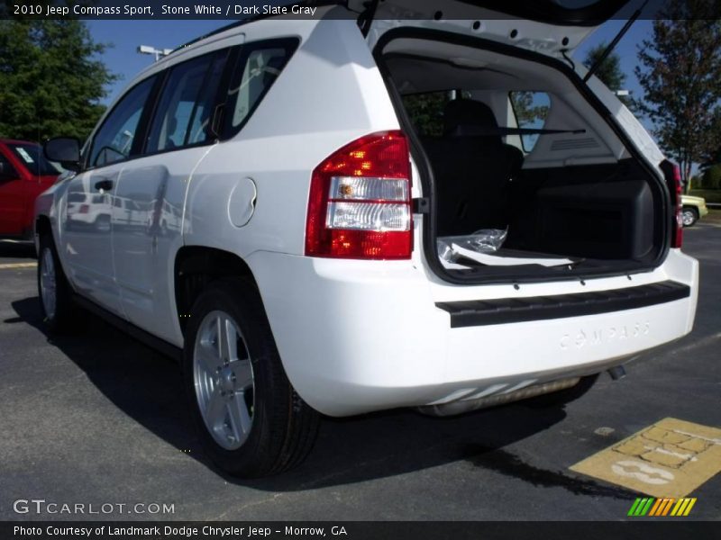Stone White / Dark Slate Gray 2010 Jeep Compass Sport