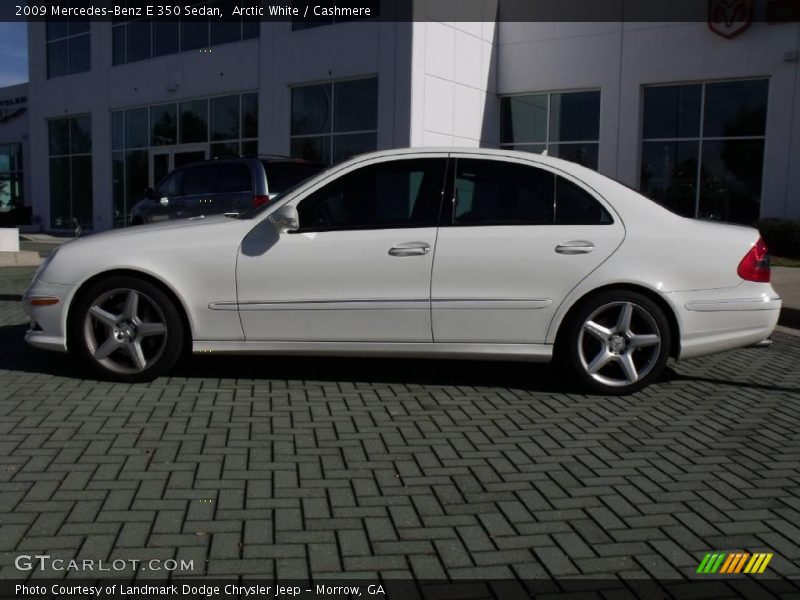 Arctic White / Cashmere 2009 Mercedes-Benz E 350 Sedan