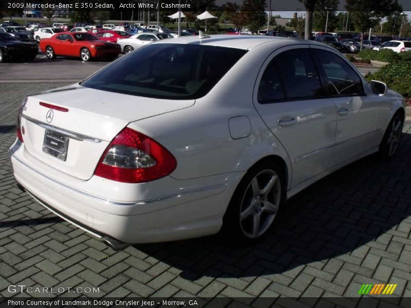 Arctic White / Cashmere 2009 Mercedes-Benz E 350 Sedan