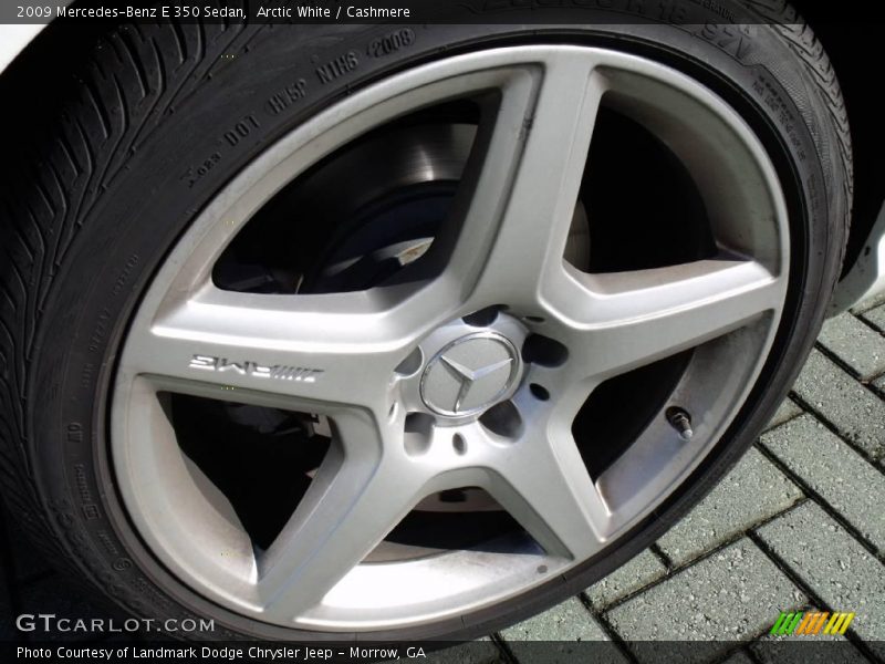 Arctic White / Cashmere 2009 Mercedes-Benz E 350 Sedan