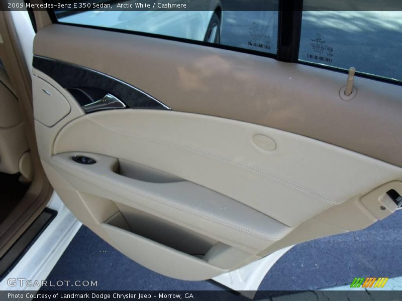 Arctic White / Cashmere 2009 Mercedes-Benz E 350 Sedan