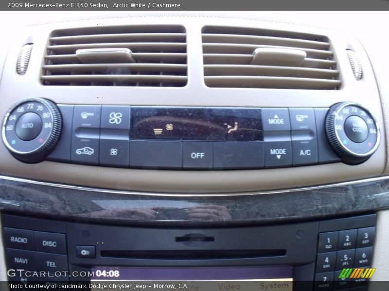 Arctic White / Cashmere 2009 Mercedes-Benz E 350 Sedan