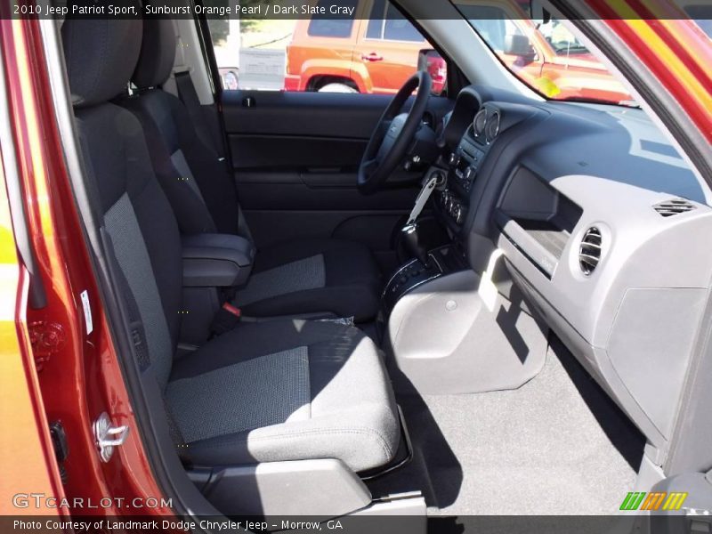 Sunburst Orange Pearl / Dark Slate Gray 2010 Jeep Patriot Sport