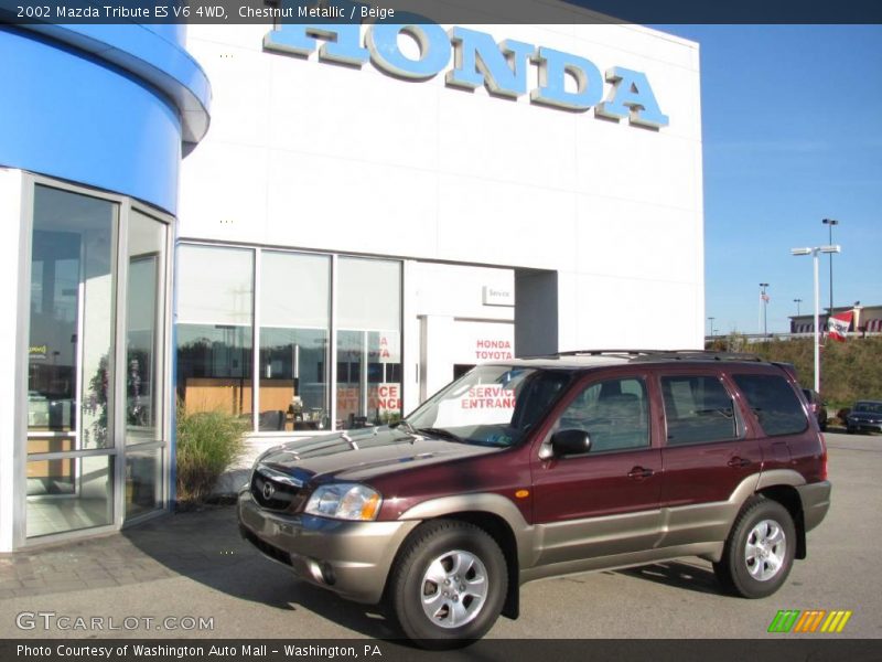 Chestnut Metallic / Beige 2002 Mazda Tribute ES V6 4WD