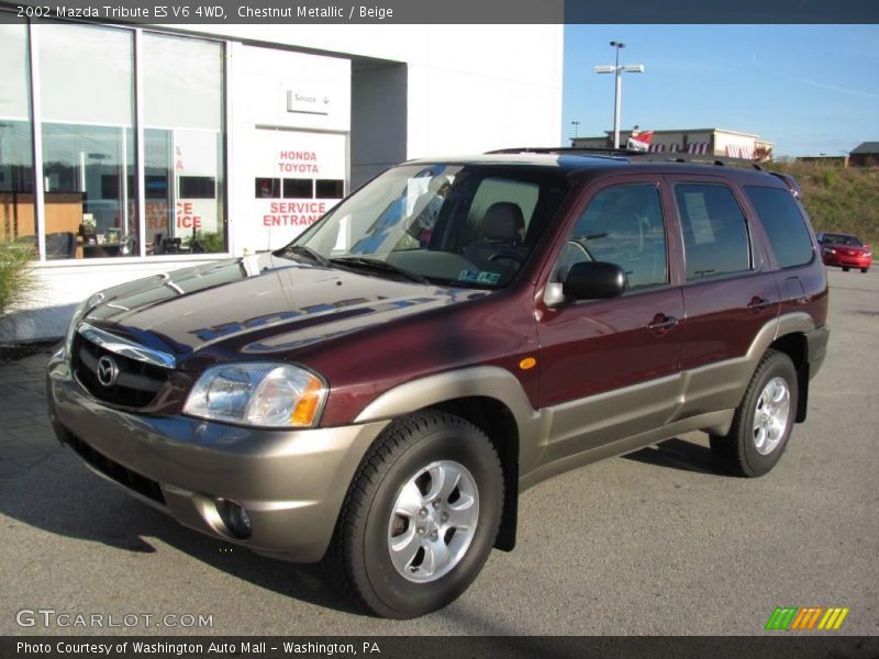 Chestnut Metallic / Beige 2002 Mazda Tribute ES V6 4WD
