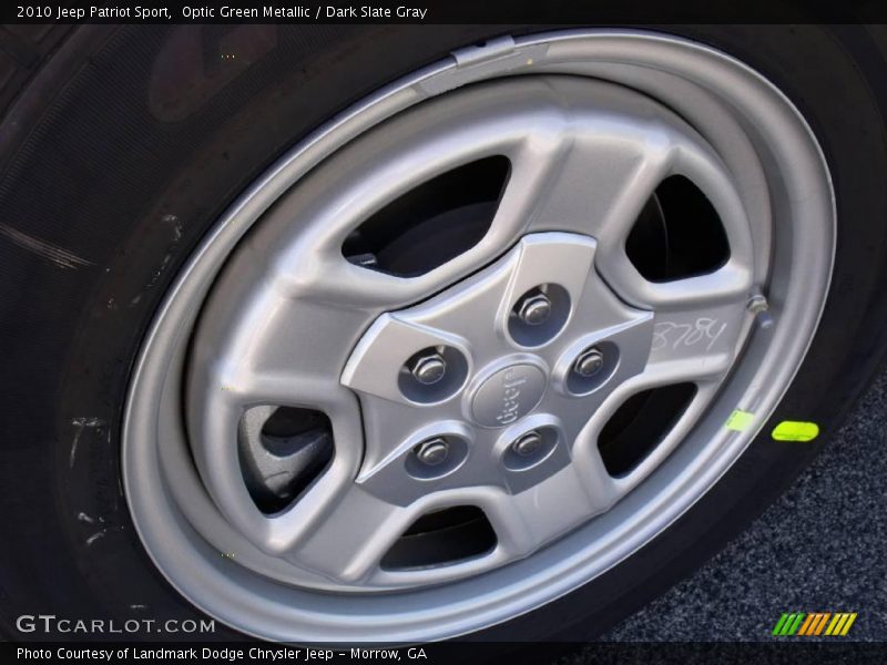 Optic Green Metallic / Dark Slate Gray 2010 Jeep Patriot Sport