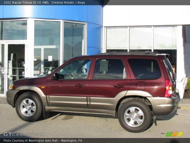 Chestnut Metallic / Beige 2002 Mazda Tribute ES V6 4WD
