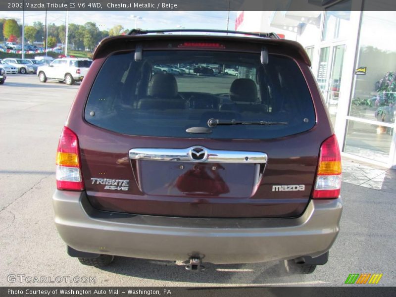 Chestnut Metallic / Beige 2002 Mazda Tribute ES V6 4WD