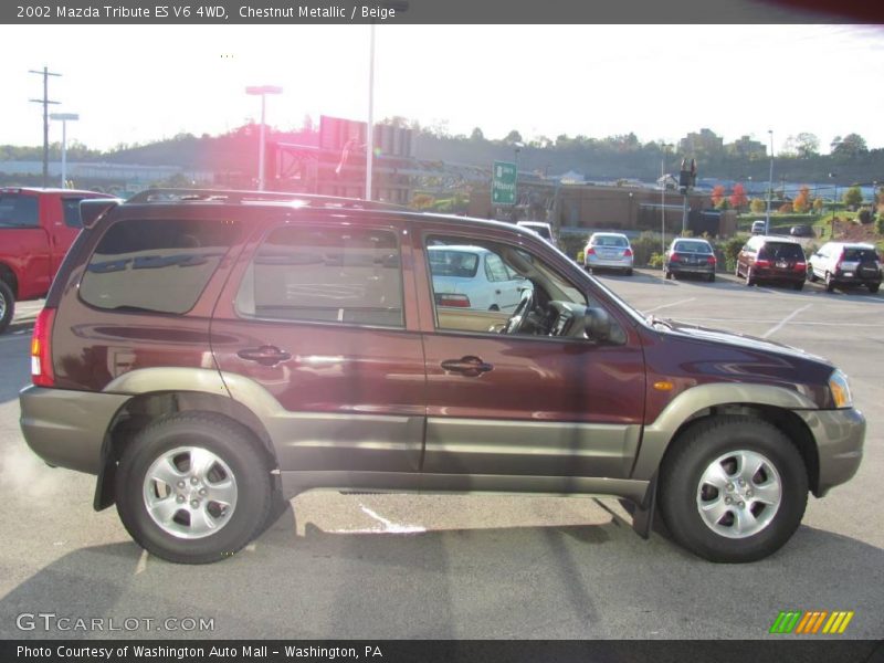 Chestnut Metallic / Beige 2002 Mazda Tribute ES V6 4WD