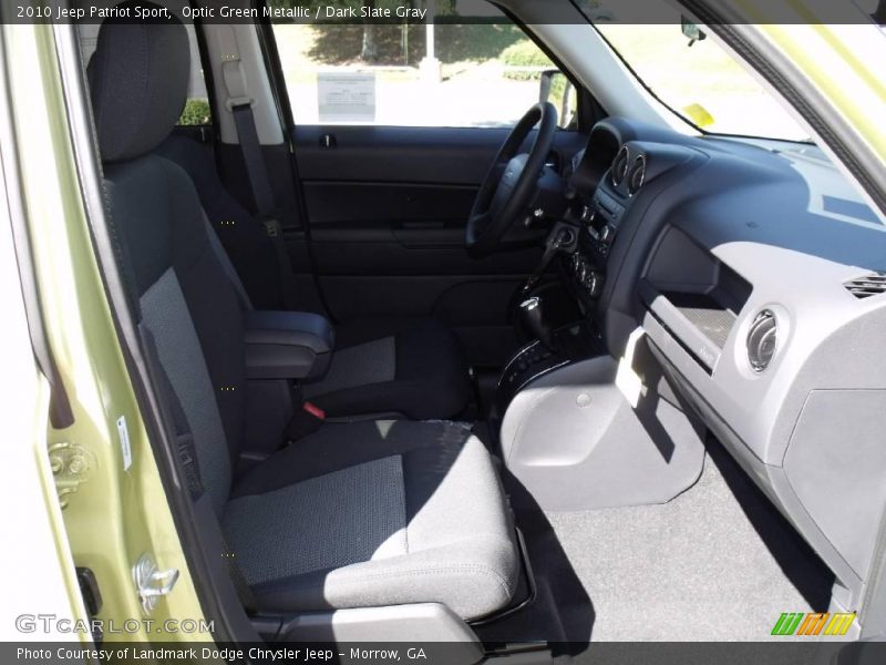Optic Green Metallic / Dark Slate Gray 2010 Jeep Patriot Sport