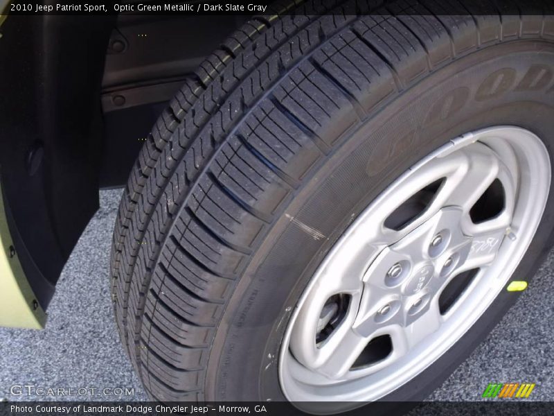 Optic Green Metallic / Dark Slate Gray 2010 Jeep Patriot Sport
