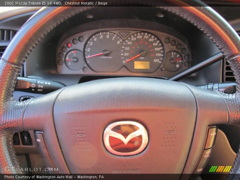 Chestnut Metallic / Beige 2002 Mazda Tribute ES V6 4WD