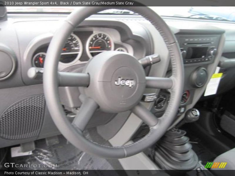 Black / Dark Slate Gray/Medium Slate Gray 2010 Jeep Wrangler Sport 4x4