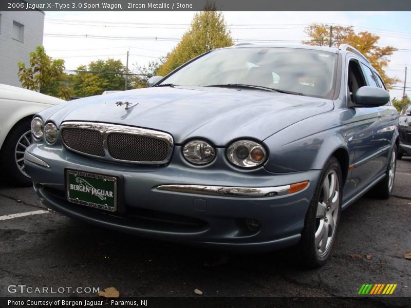 Zircon Metallic / Stone 2006 Jaguar X-Type 3.0 Sport Wagon