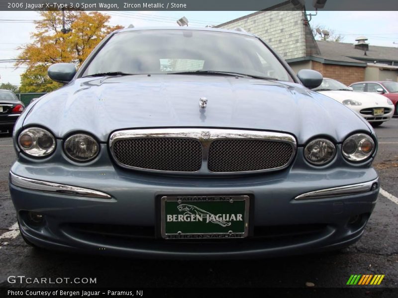 Zircon Metallic / Stone 2006 Jaguar X-Type 3.0 Sport Wagon