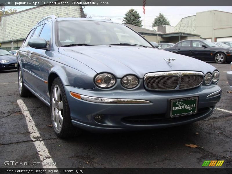 Zircon Metallic / Stone 2006 Jaguar X-Type 3.0 Sport Wagon