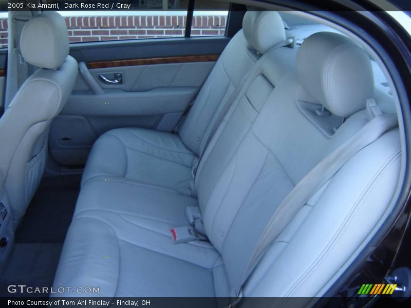 Dark Rose Red / Gray 2005 Kia Amanti