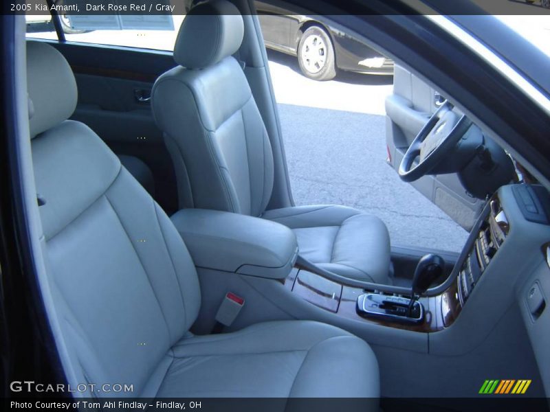 Dark Rose Red / Gray 2005 Kia Amanti