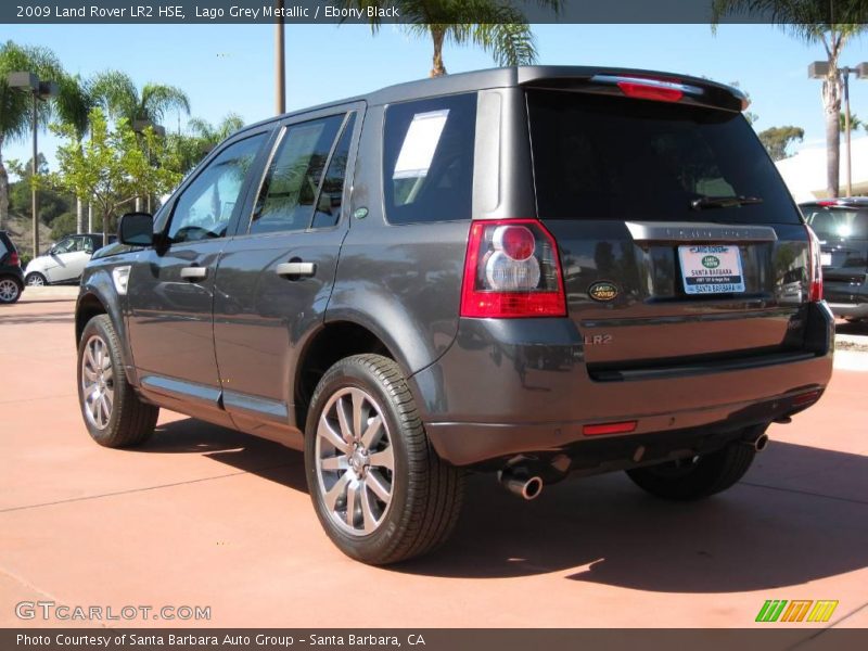 Lago Grey Metallic / Ebony Black 2009 Land Rover LR2 HSE