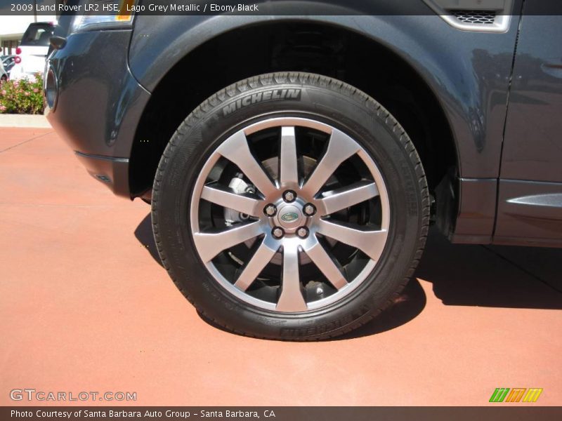 Lago Grey Metallic / Ebony Black 2009 Land Rover LR2 HSE